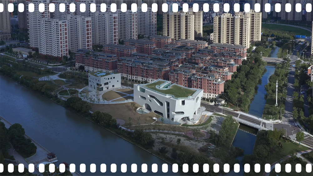 上海中粮社区文化和医疗中心建筑视频